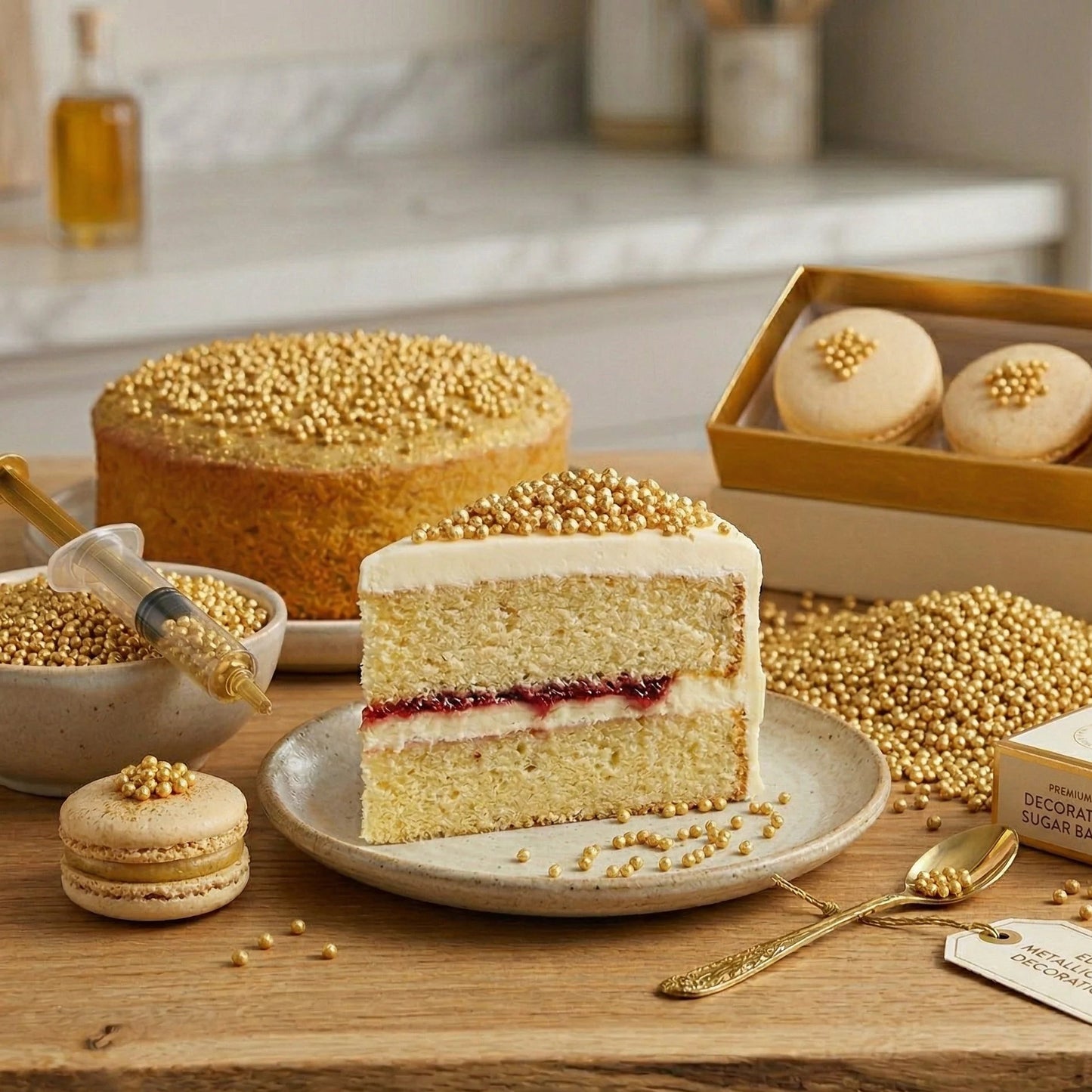 Golden Sugar Balls – Premium